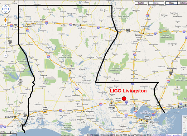 LIGO Livingston State Map